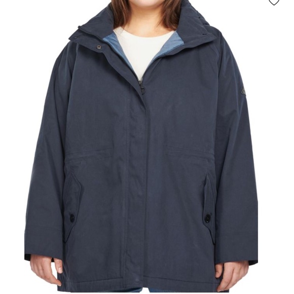 BARBOUR WATERPROOF NAVY BOMBER JACKET - Picture 2 of 14